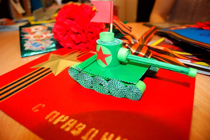 Открытка ветерану (май 2014)